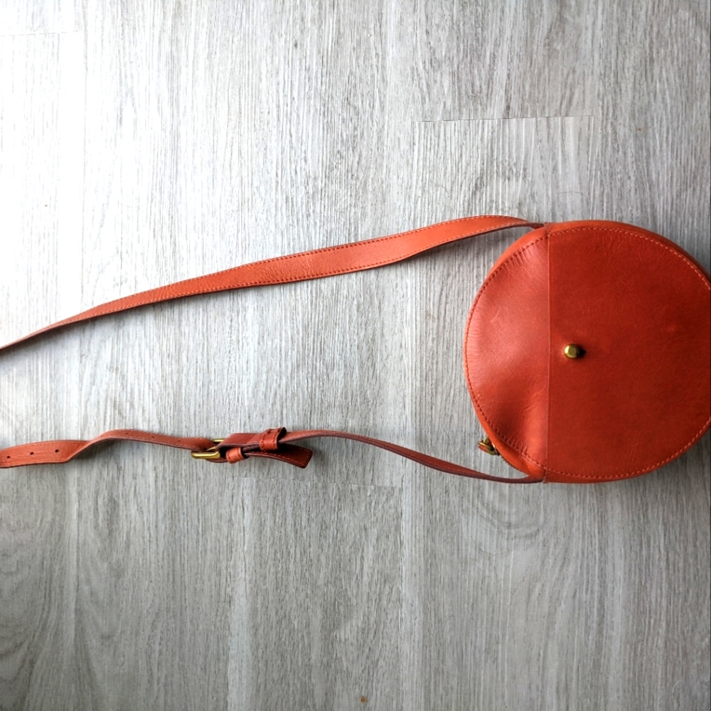 Madewell Circle Leather Bag Crossbody Purse